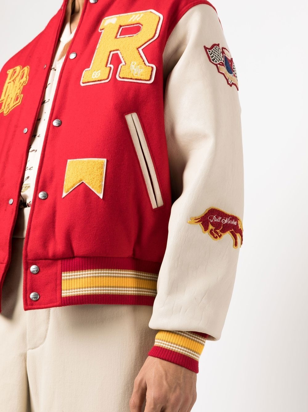 Bull Market varsity jacket - 5
