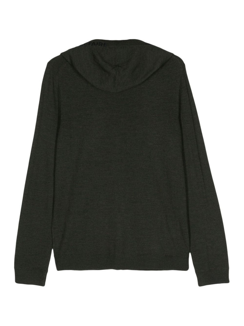 Zadig & Voltaire zip-up wool hoodie outlook
