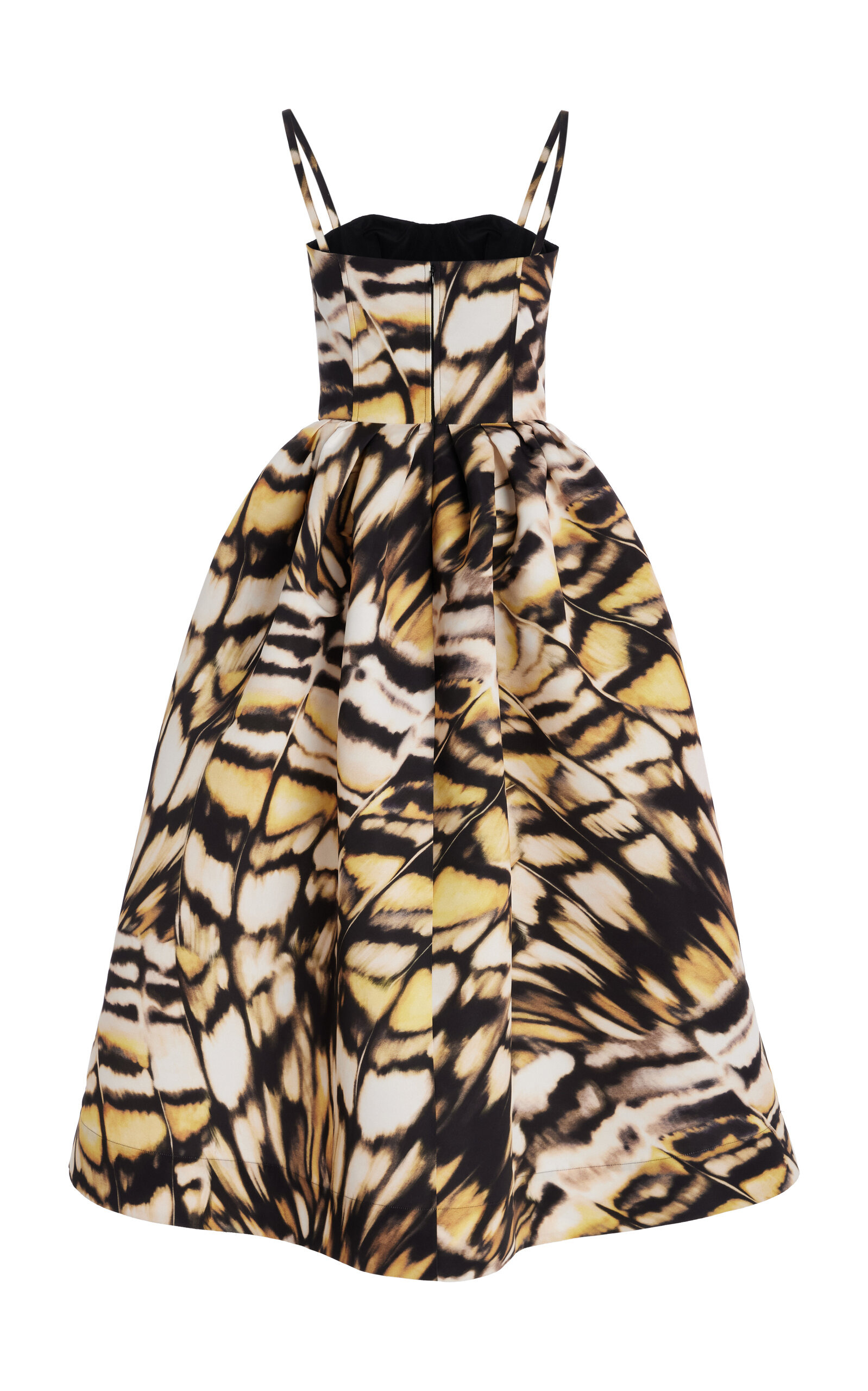 Faille Bustier Midi Dress print - 5