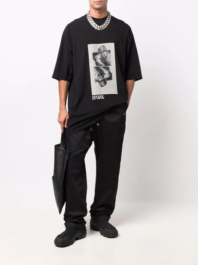 Rick Owens DRKSHDW straight-leg cargo trousers outlook