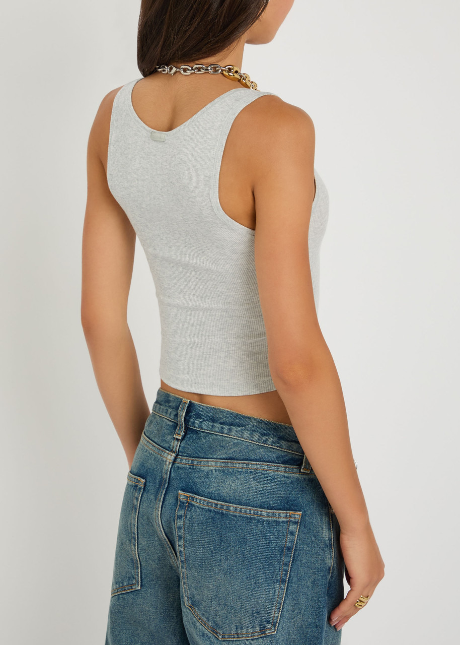Skims Ribbed Stretch-cotton Tank - 3