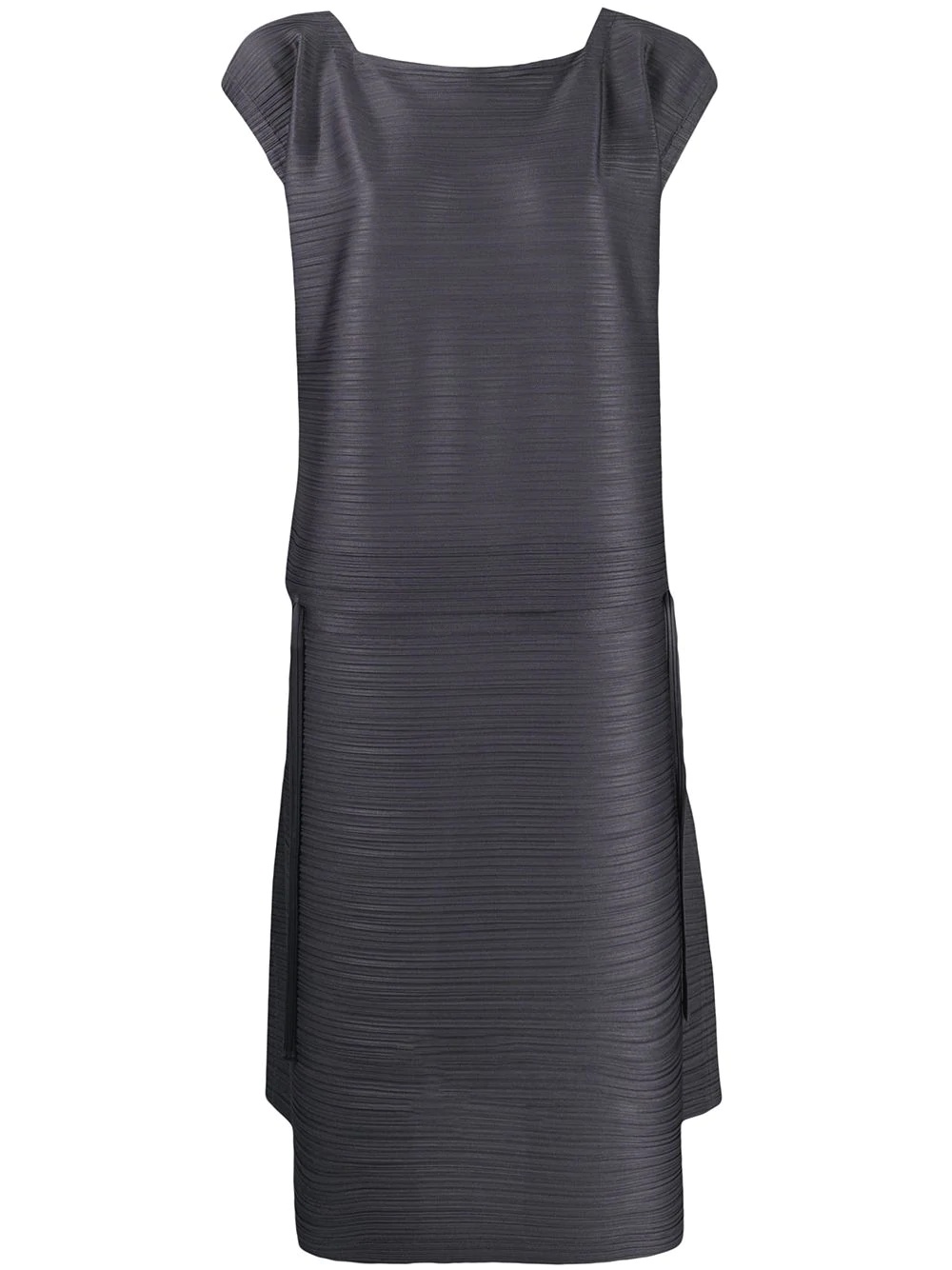 ribbed textured dress - 1