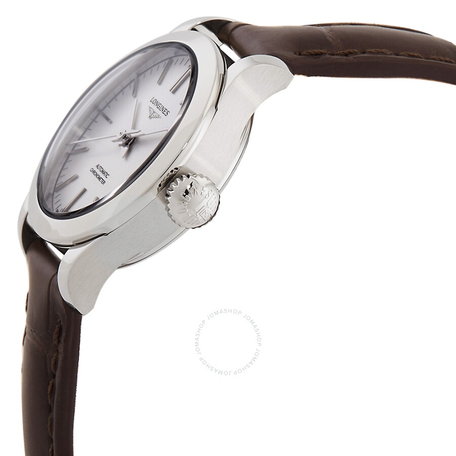 Longines Record Automatic Silver Dial Ladies Watch L2.320.4.72.2 - 2