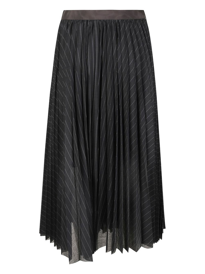 sacai striped skirt outlook