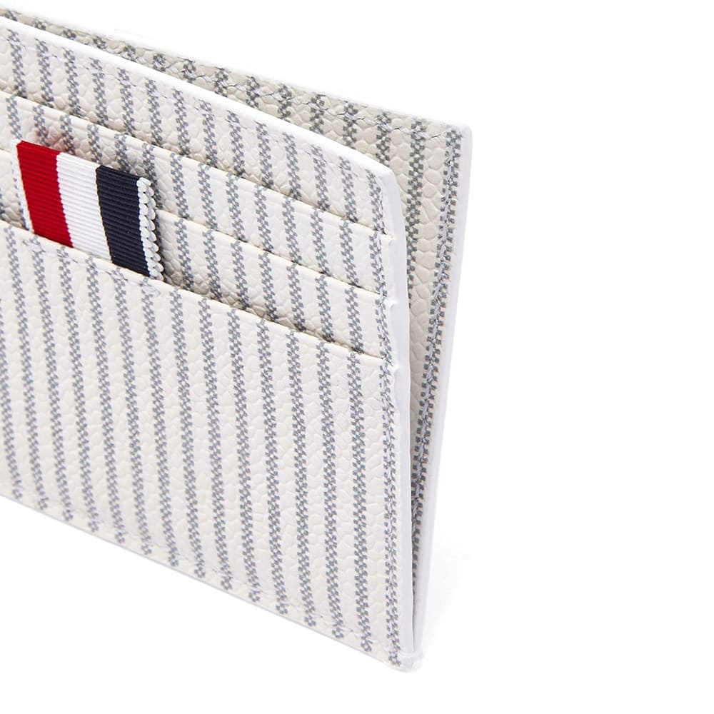 Thom Browne 4 Bar Seasonal Stripe Card Holder - 3