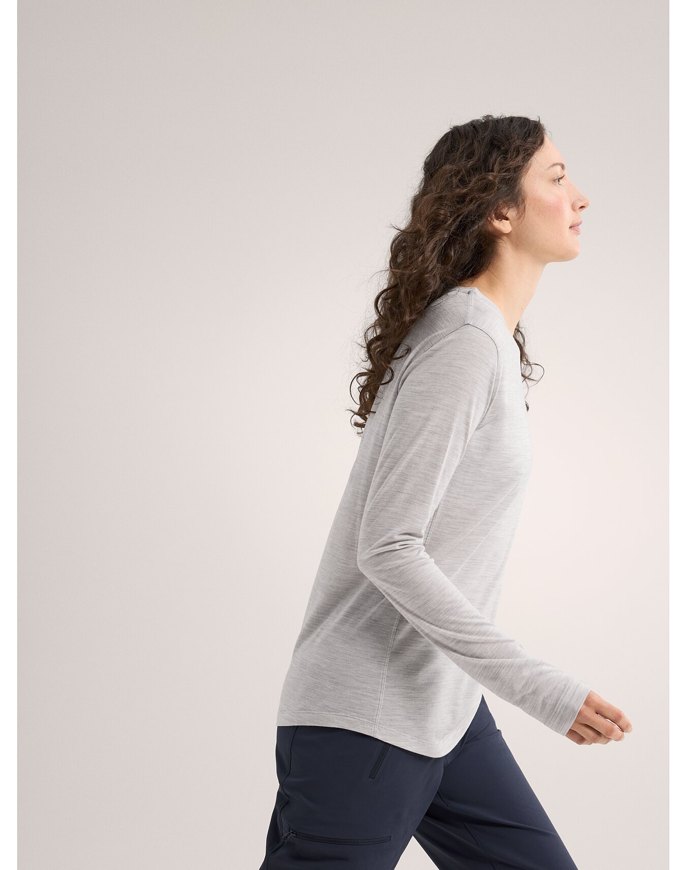Lana Merino Wool Crew Neck Shirt LS - 7