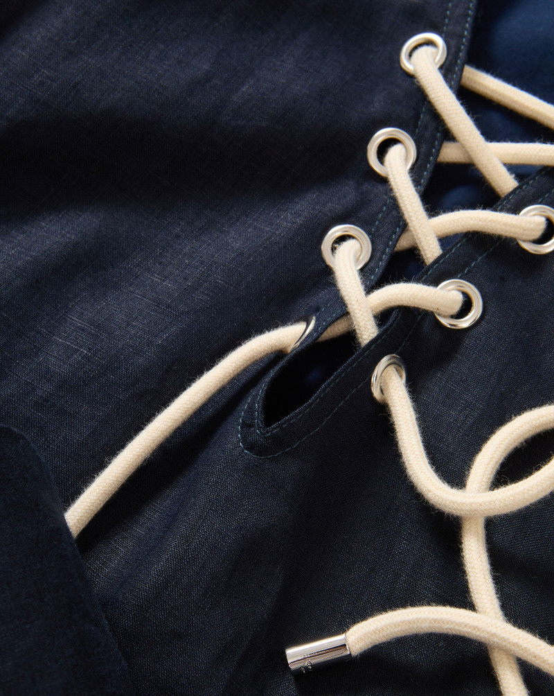 TREENA LINEN MINI DRESS 5