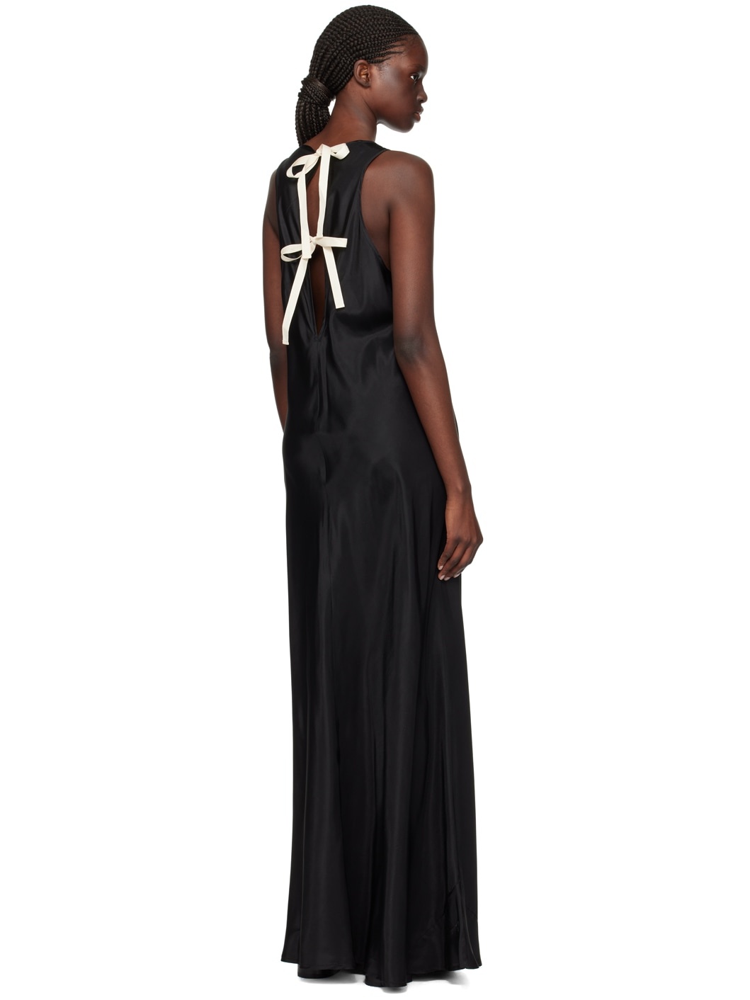 Black Barb Maxi Dress - 3