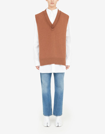 Maison Margiela Décortiqué V-neck tabard outlook