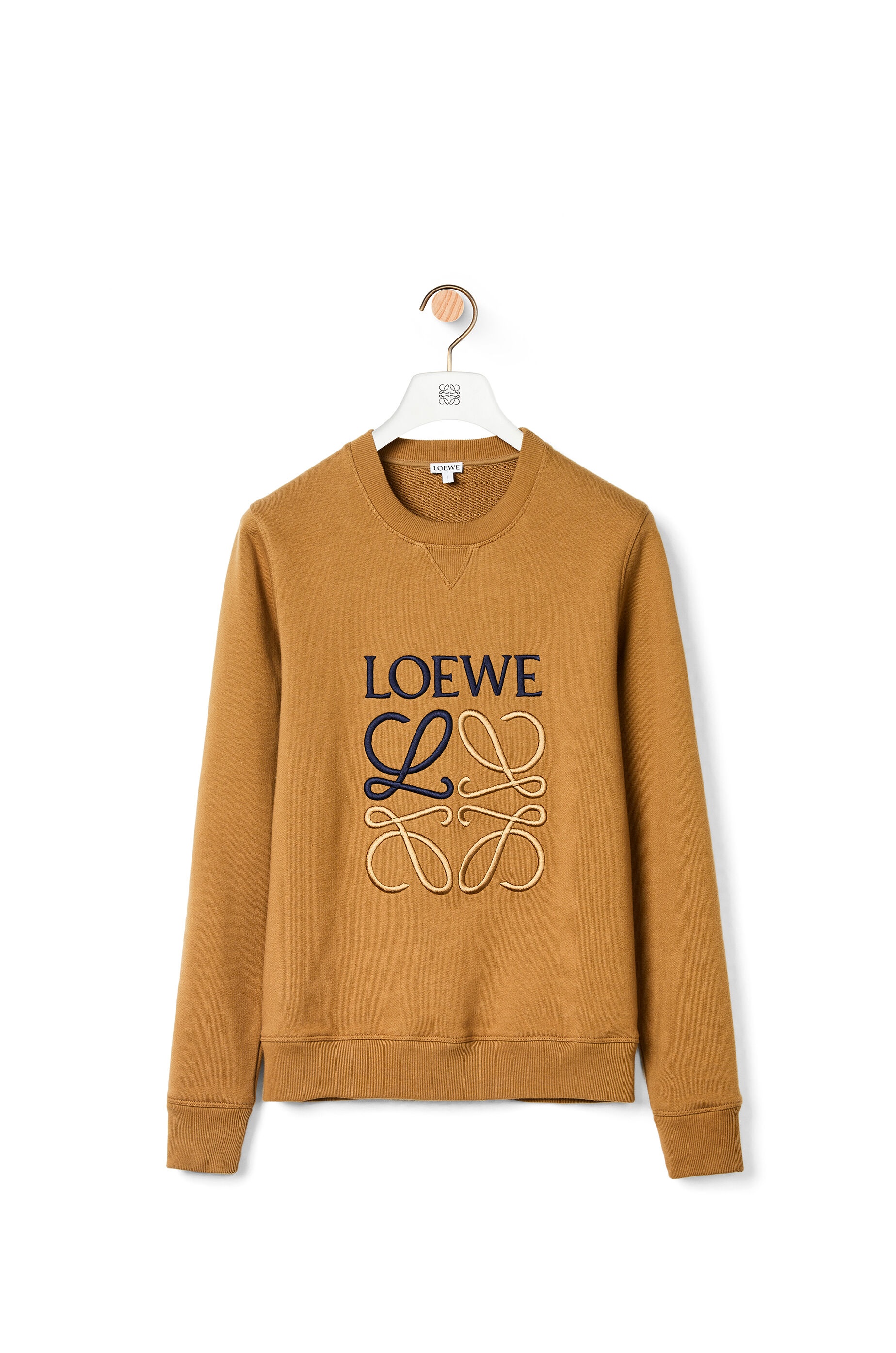 LOEWE Anagram embroidered sweatshirt in cotton - 1