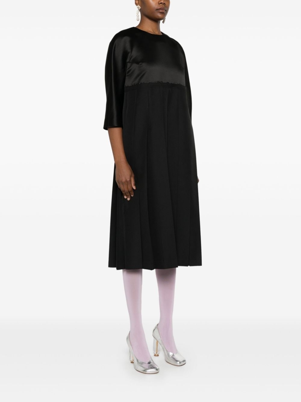 pleated midi dress - 3
