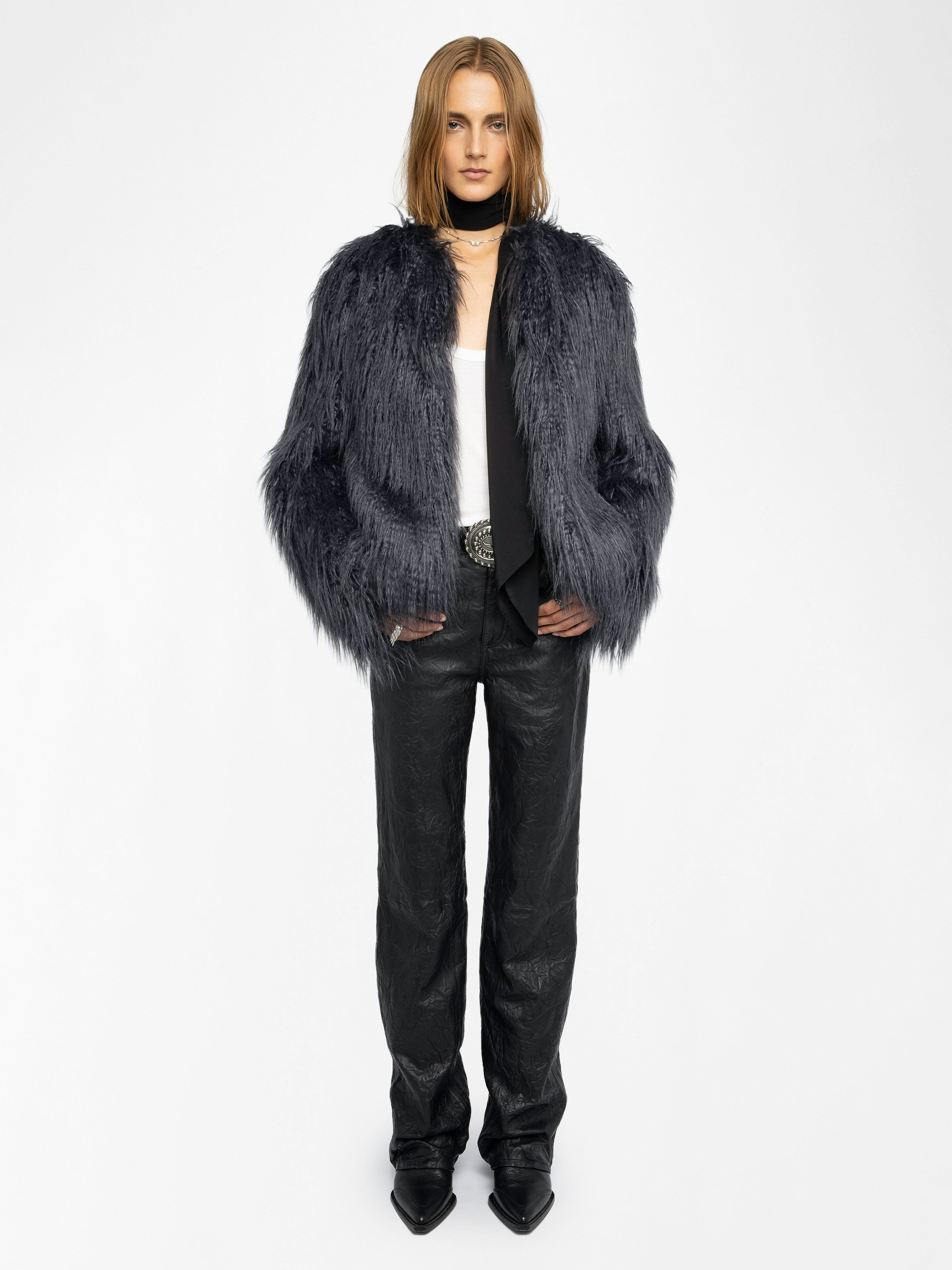 Freddie Faux Fur Coat - 2