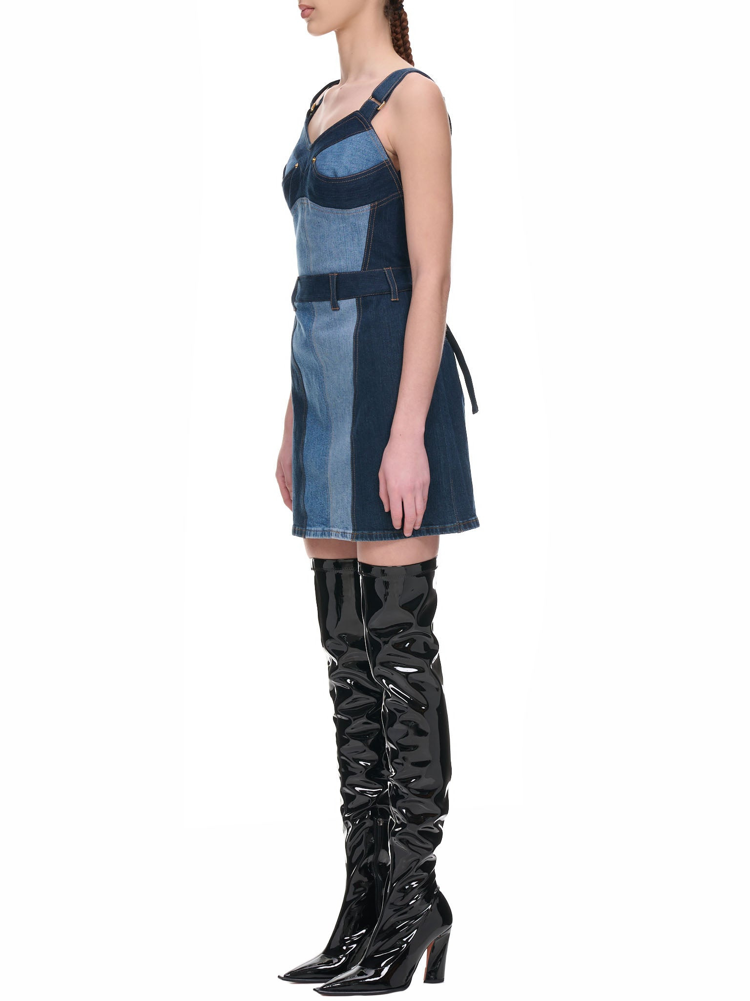 Regenerated Denim Dress - 2