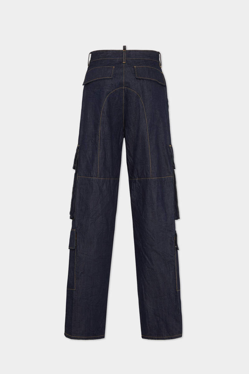 DSQUARED2 ICON DARK WASH EROS CARGO PANT outlook