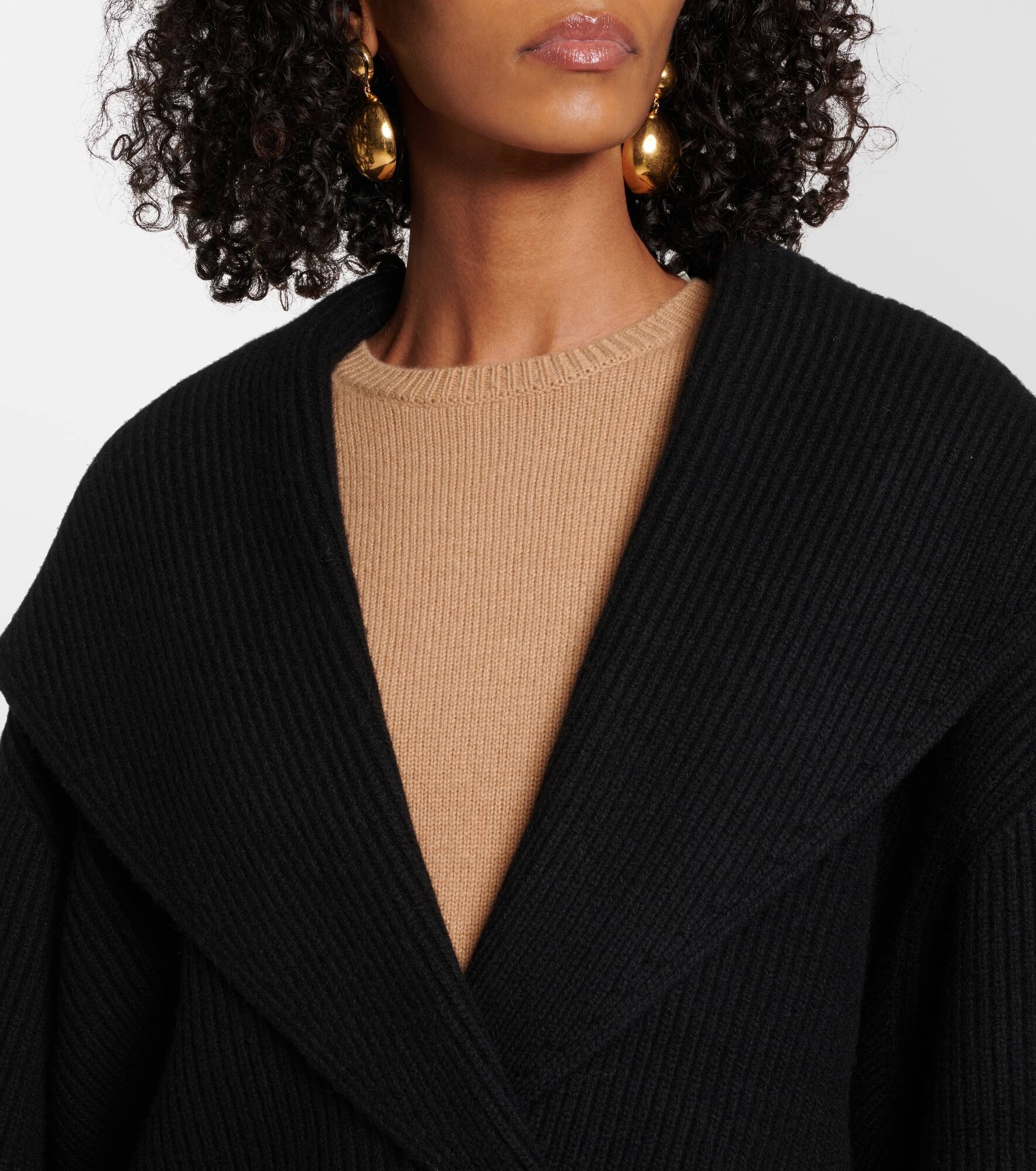 Wool-blend cardigan - 4