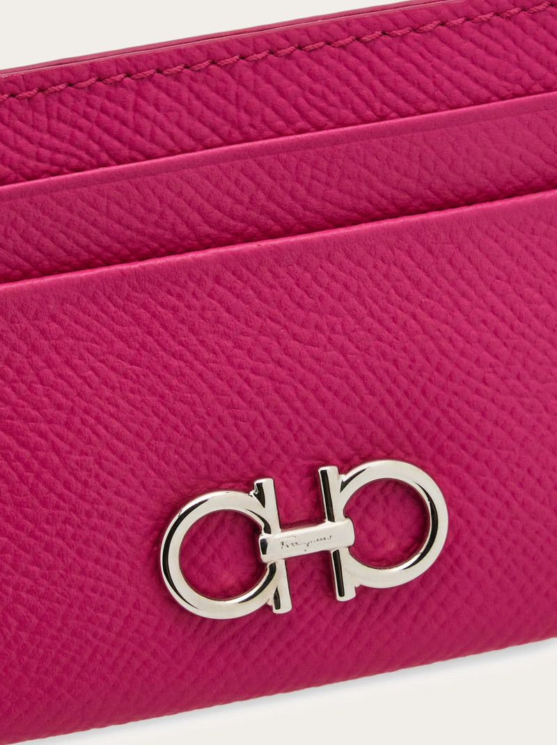 FERRAGAMO Gancini credit card holder outlook