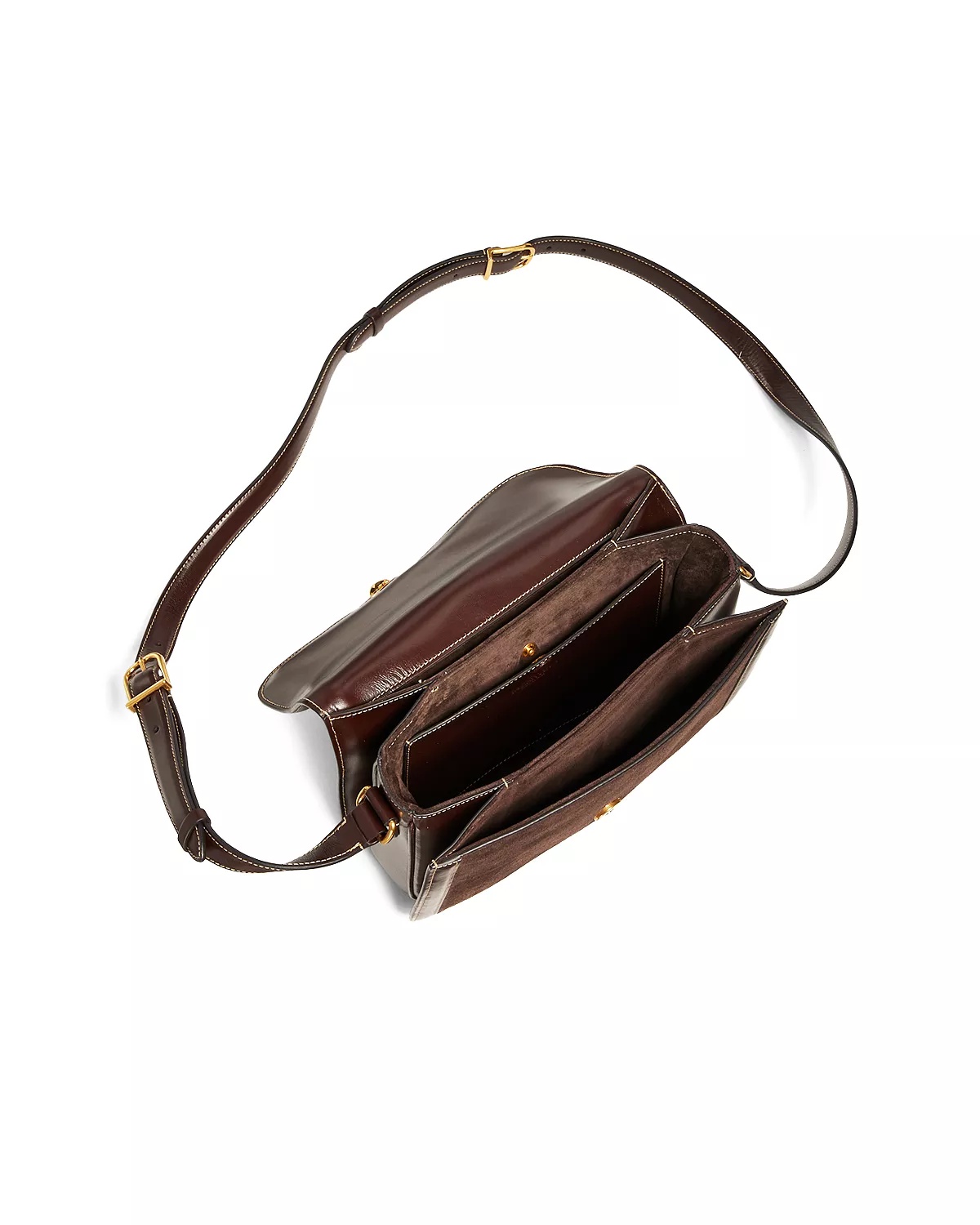 9 to 5 Suede Shoulder Bag - 2