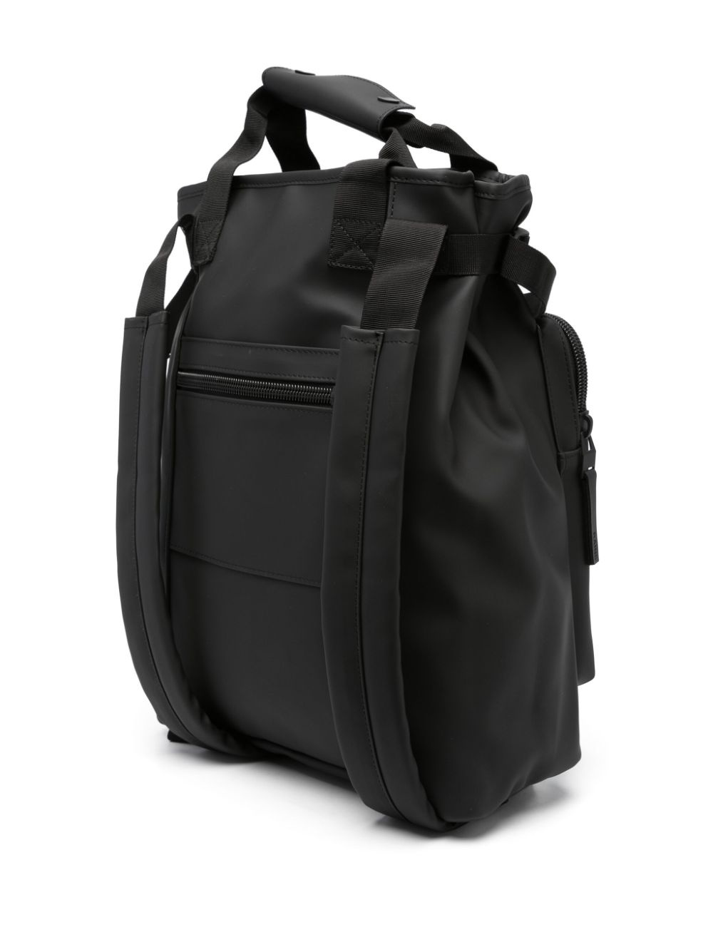 logo-print multi-pocket backpack - 3
