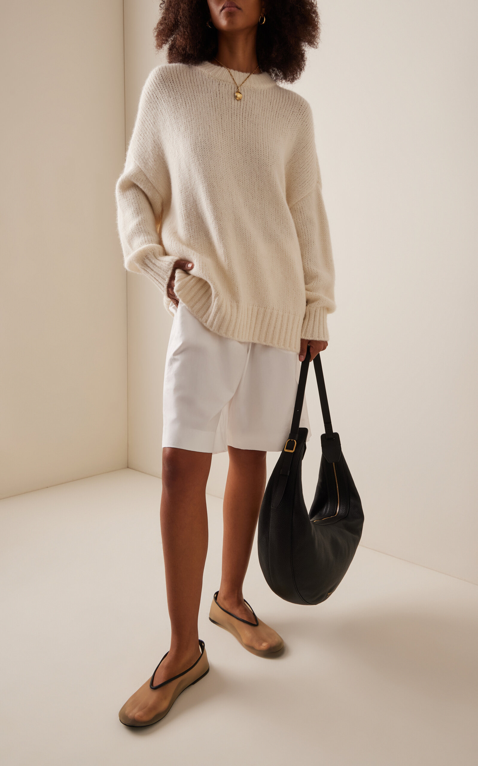 Alpaca-Blend Sweater ivory - 2