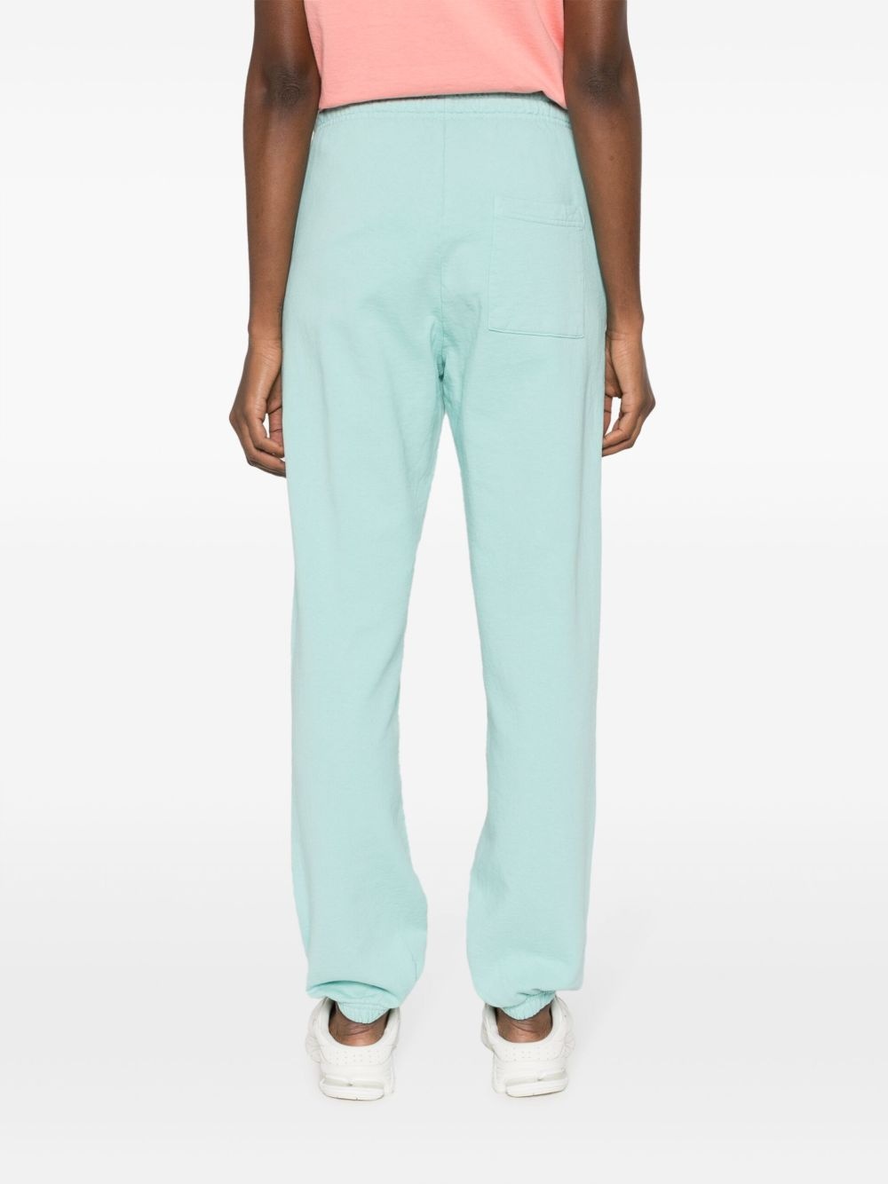 logo-print cotton track pants - 4