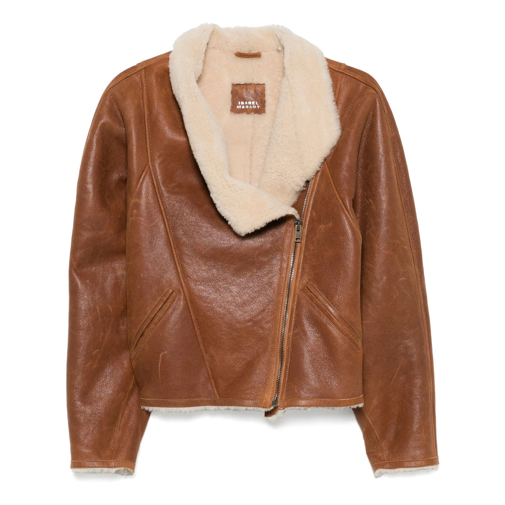 Isabel Marant Brown Jackets - Faux Fur & Shearling Jackets Women - 1