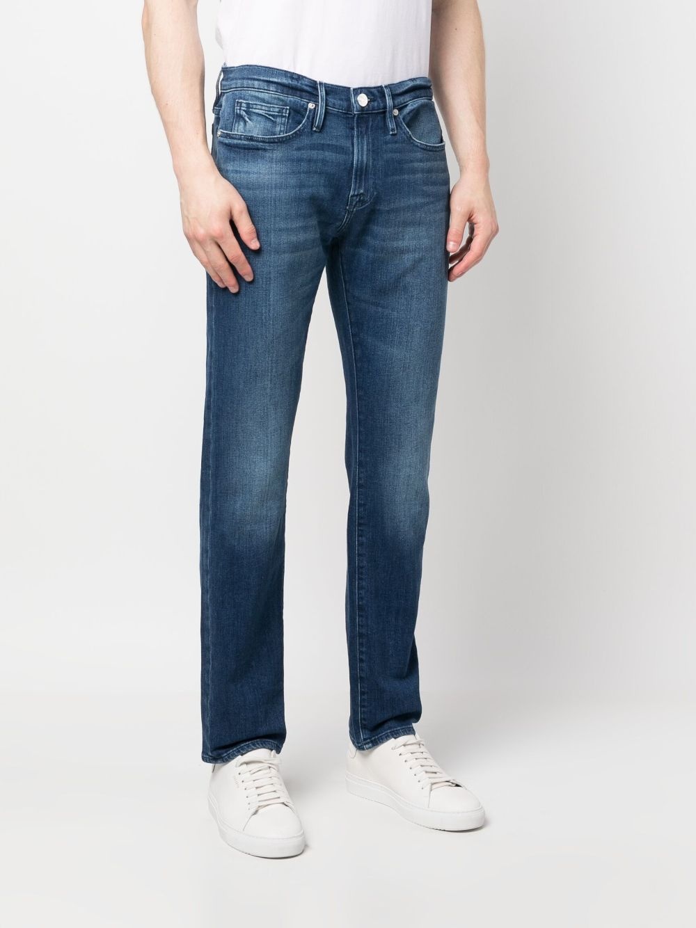 slim-cut low-rise jeans - 3