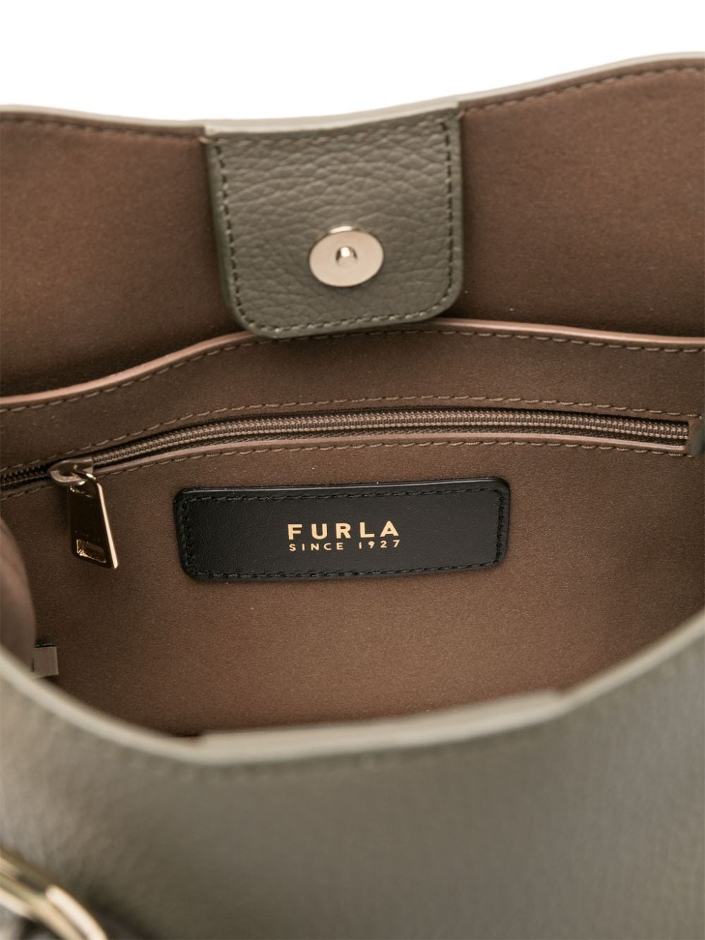 mini Nuvola leather bucket bag - 5