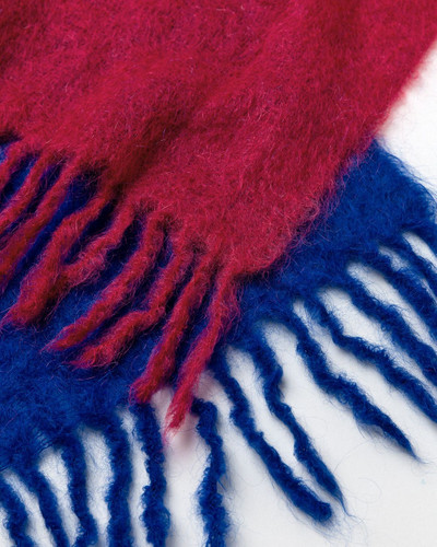 GANNI Mohair Gradient Fringed Scarf outlook