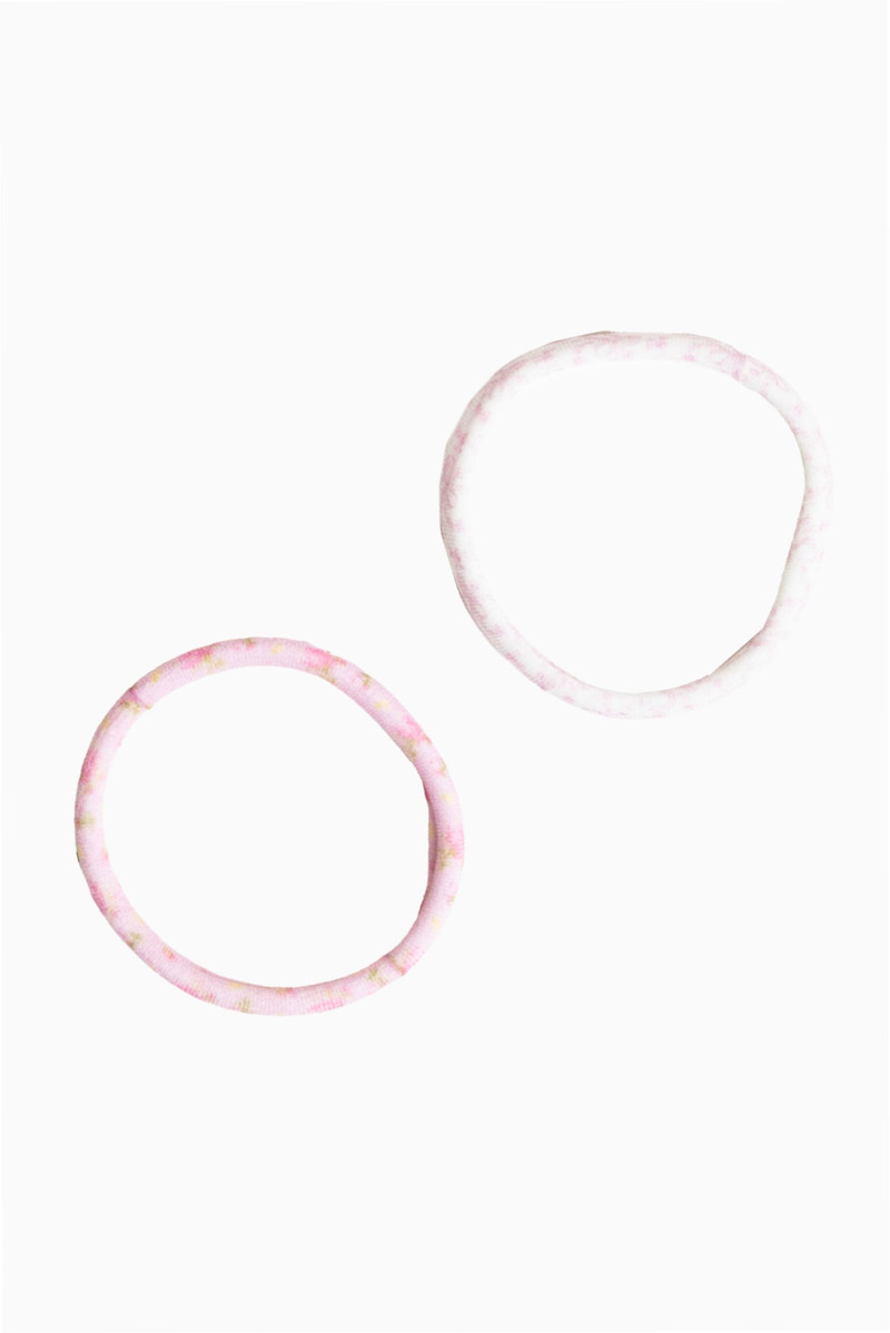 Goody x Love Shack Fancy Seamless Elastics - 10ct - Ikat Rose & Coquette Bow 3