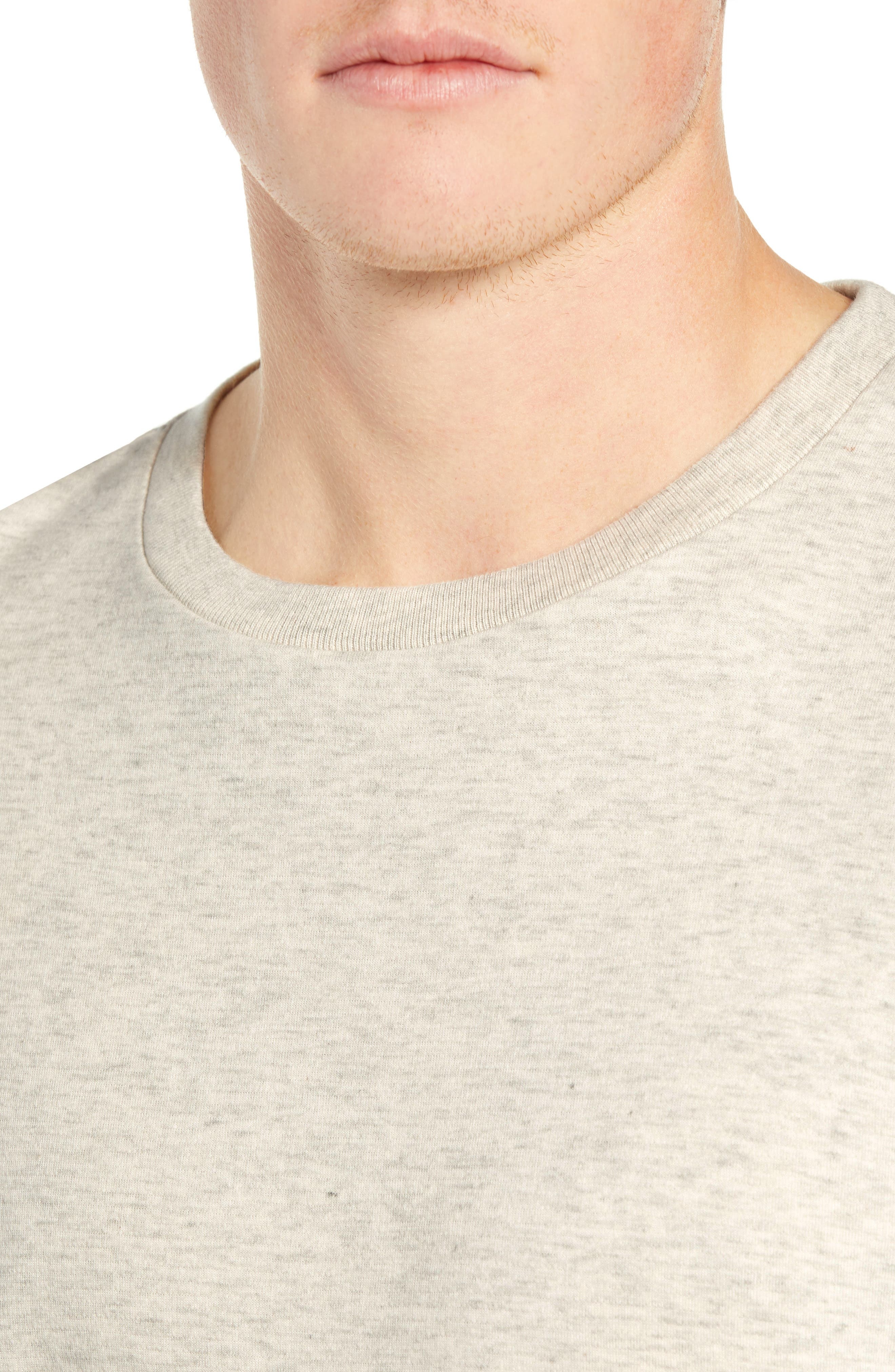 Duo Fold Long Sleeve Cotton T-Shirt - 4