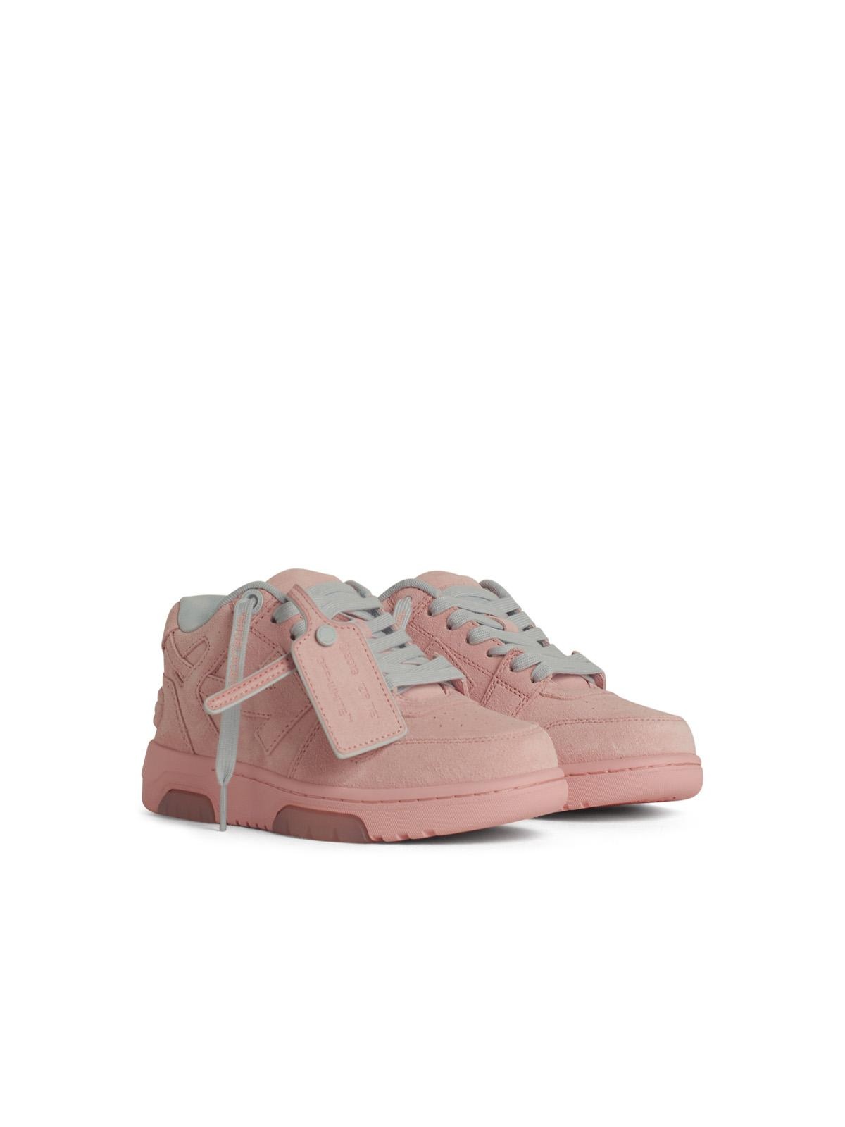 Off-White '0.0.0' Pink Suede Sneakers Women - 2