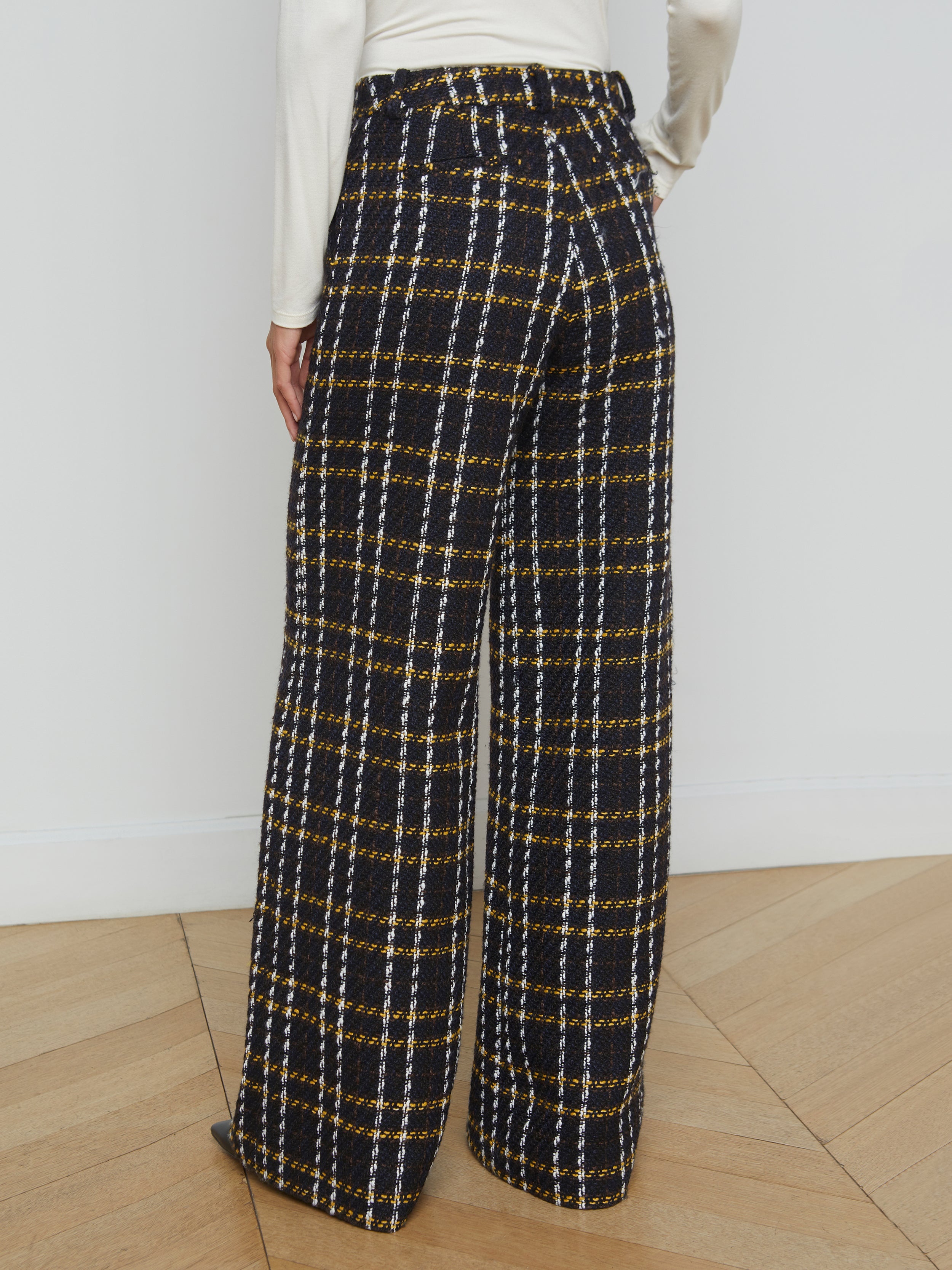 Pilar Tweed Wide-Leg Pant - 5