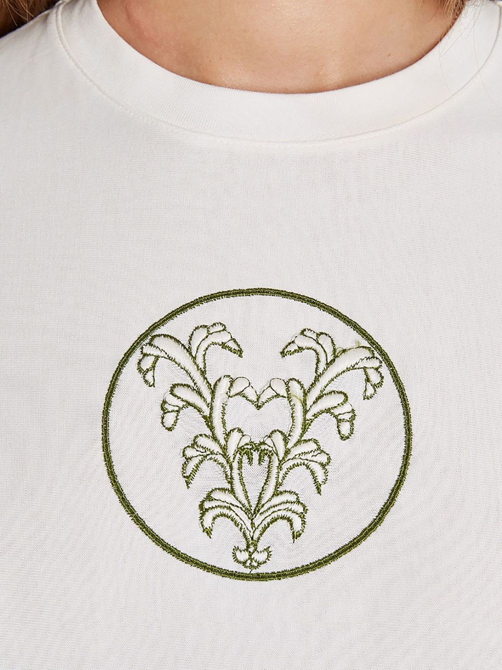 embroidered logo t-shirt - 5