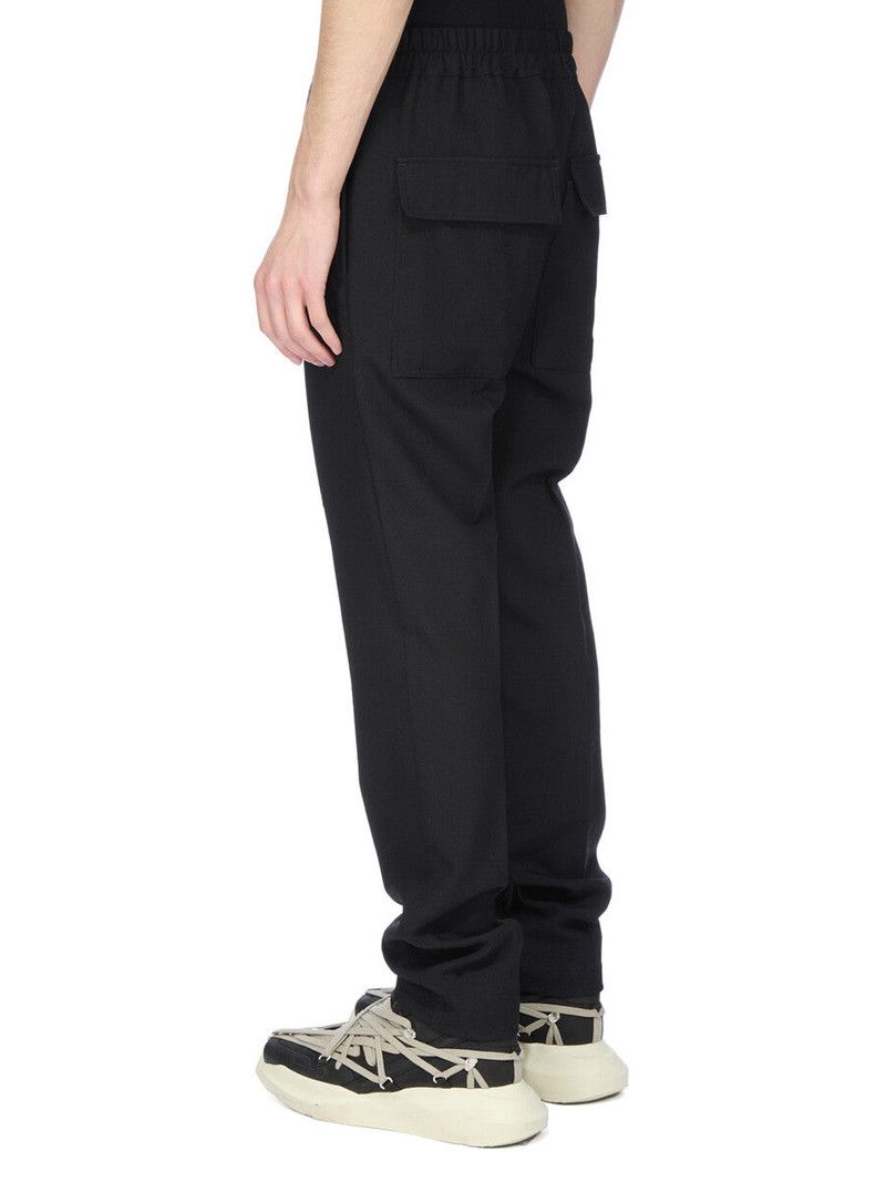 Drawstring Slim Long Pants Black 3