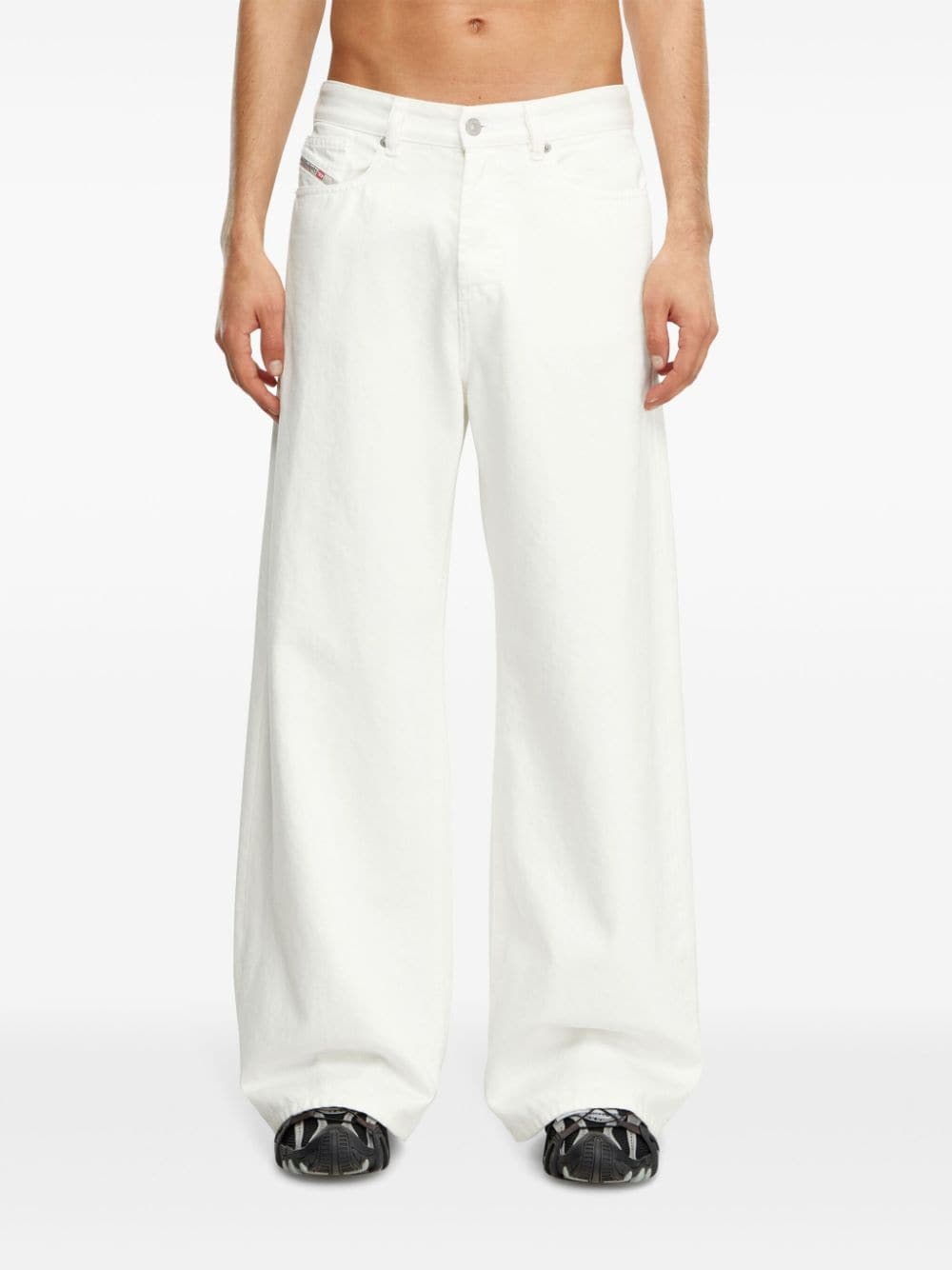low-rise wide-leg jeans - 4