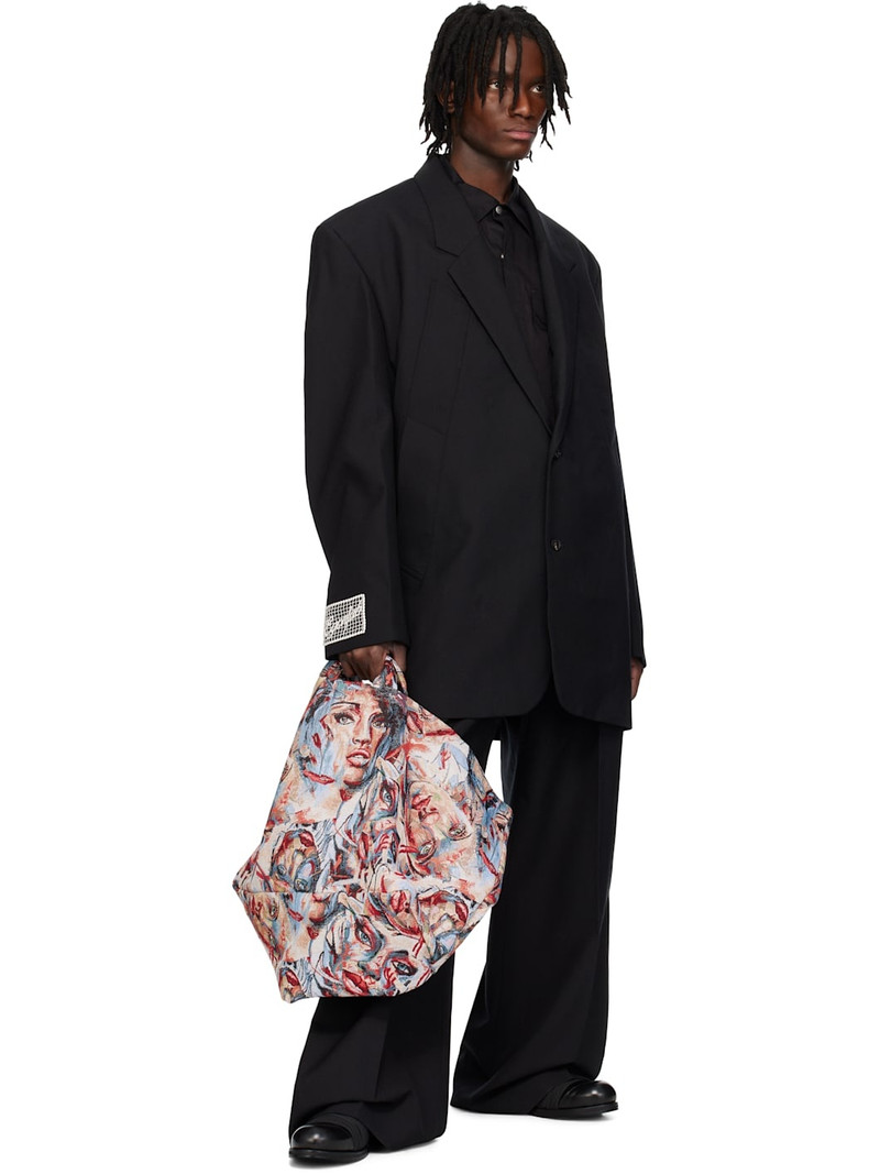 EGONLAB Black Oversized Blazer outlook