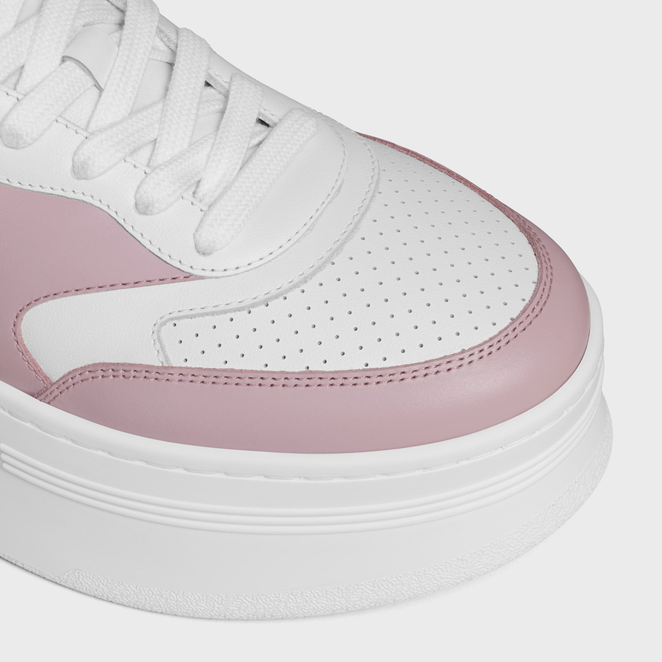 BLOCK SNEAKER WITH TRIOMPHE IN CALFSKIN - 4