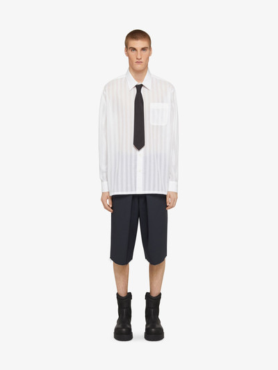 Givenchy SHIRT IN COTTON VOILE WITH STRIPES outlook