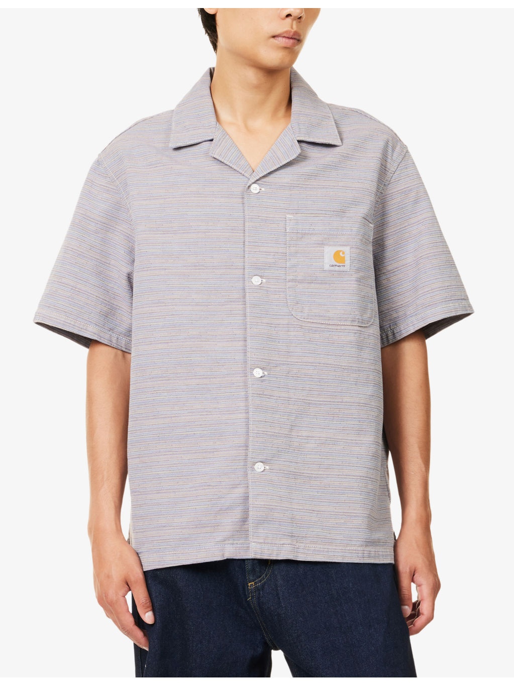 Gellar Striped Short-Sleeve Cotton Shirt - 3
