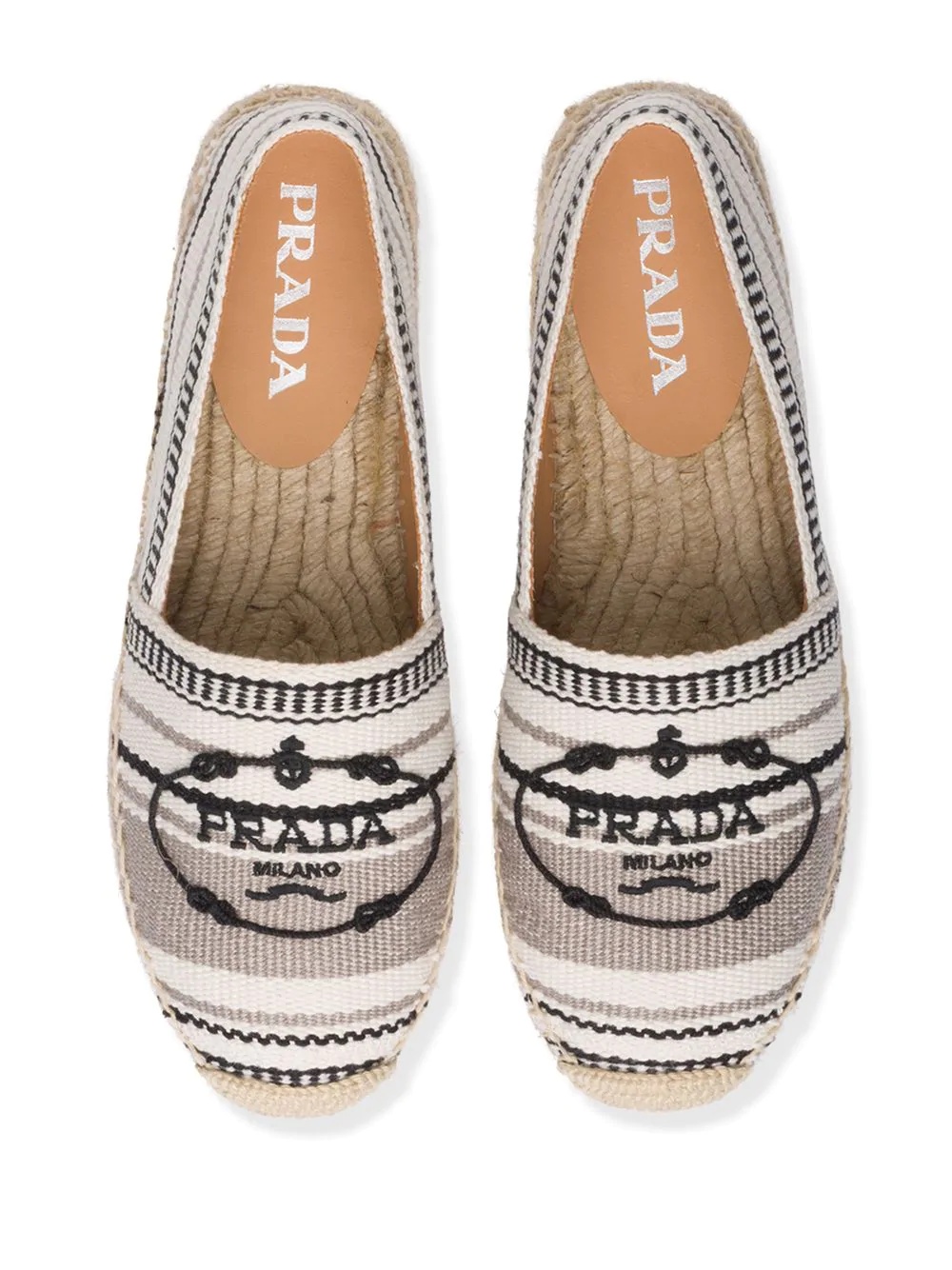 logo embroidered espadrilles - 4