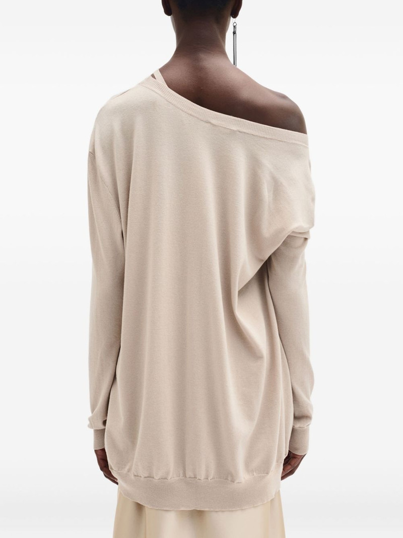 Helle off-shoulder sweatshirt 4
