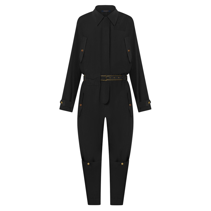 Fluid Silk Utility Jumpsuit 1