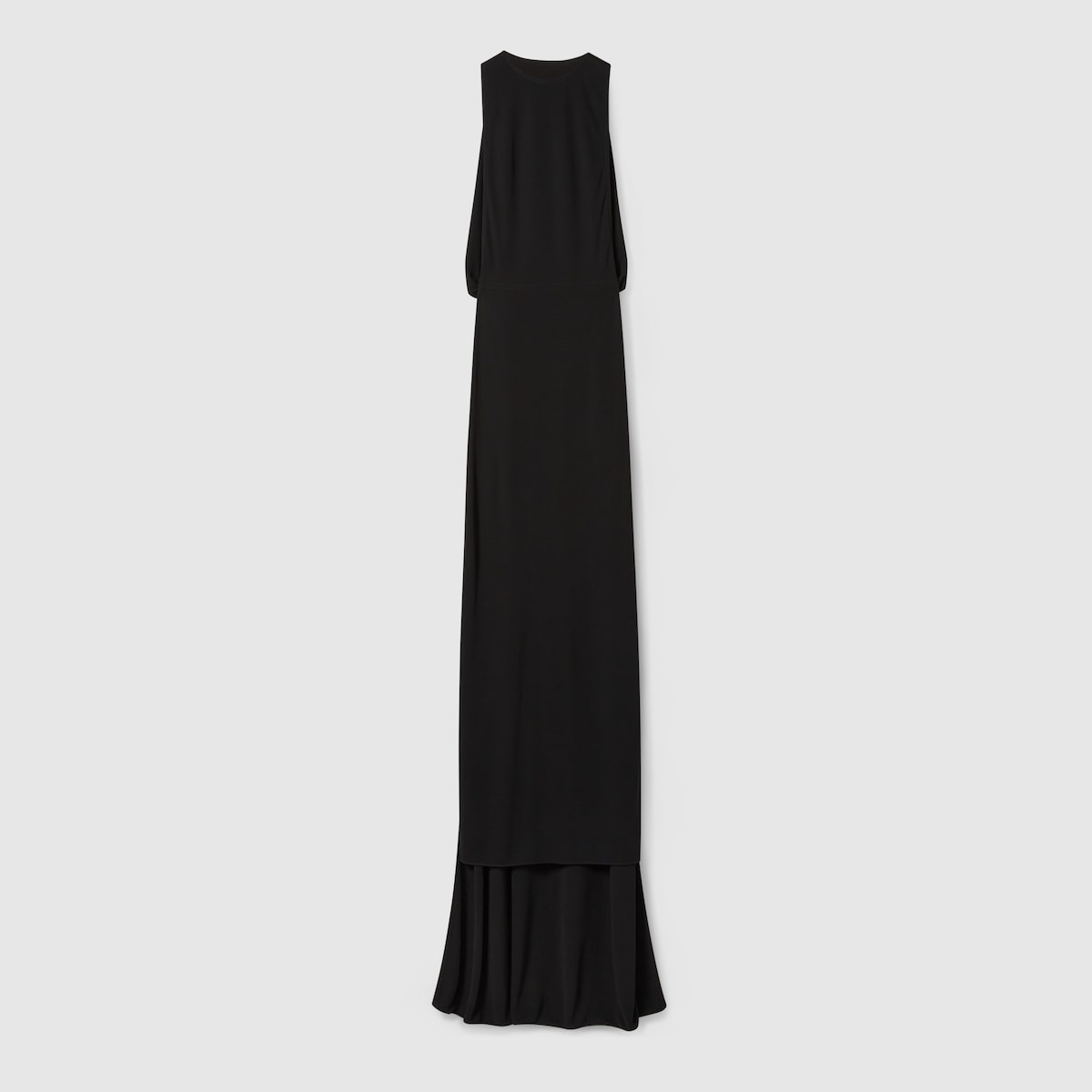 Jersey crêpe fabric evening dress - 1