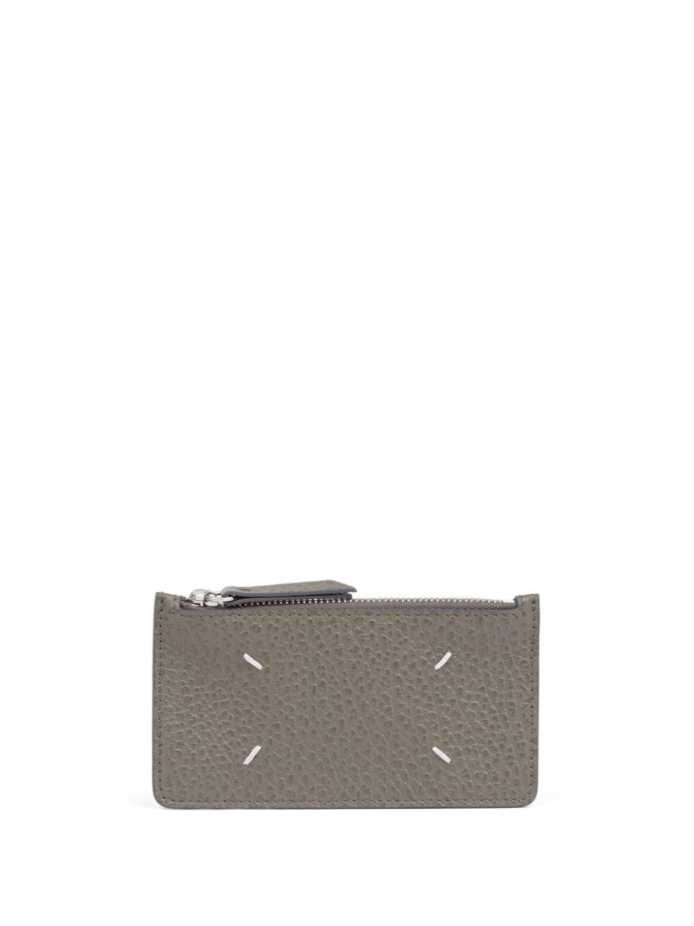 four-stitch leather cardholder - 1