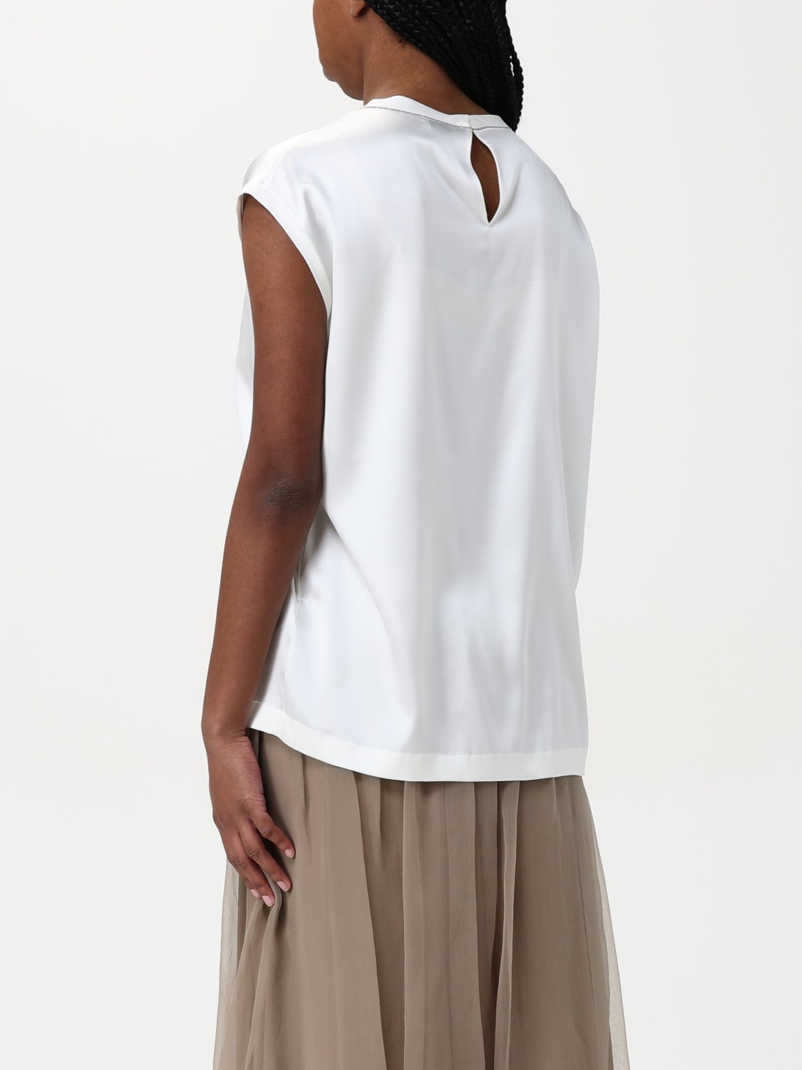 Brunello Cucinelli women's silk top - 3