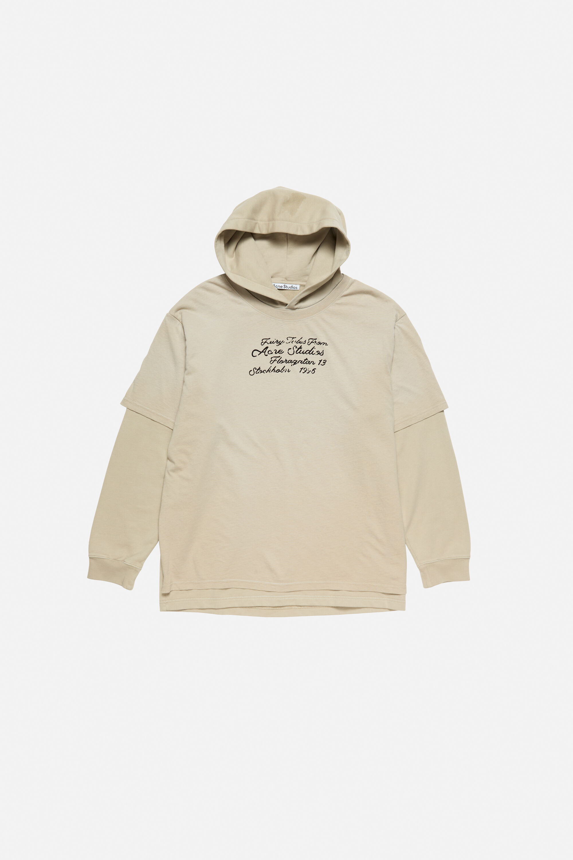 Layered sweatshirt - Faded beige - 6