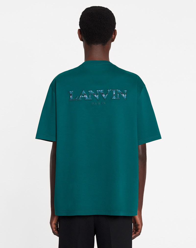 CLASSIC EMBROIDERED CURB T-SHIRT 2