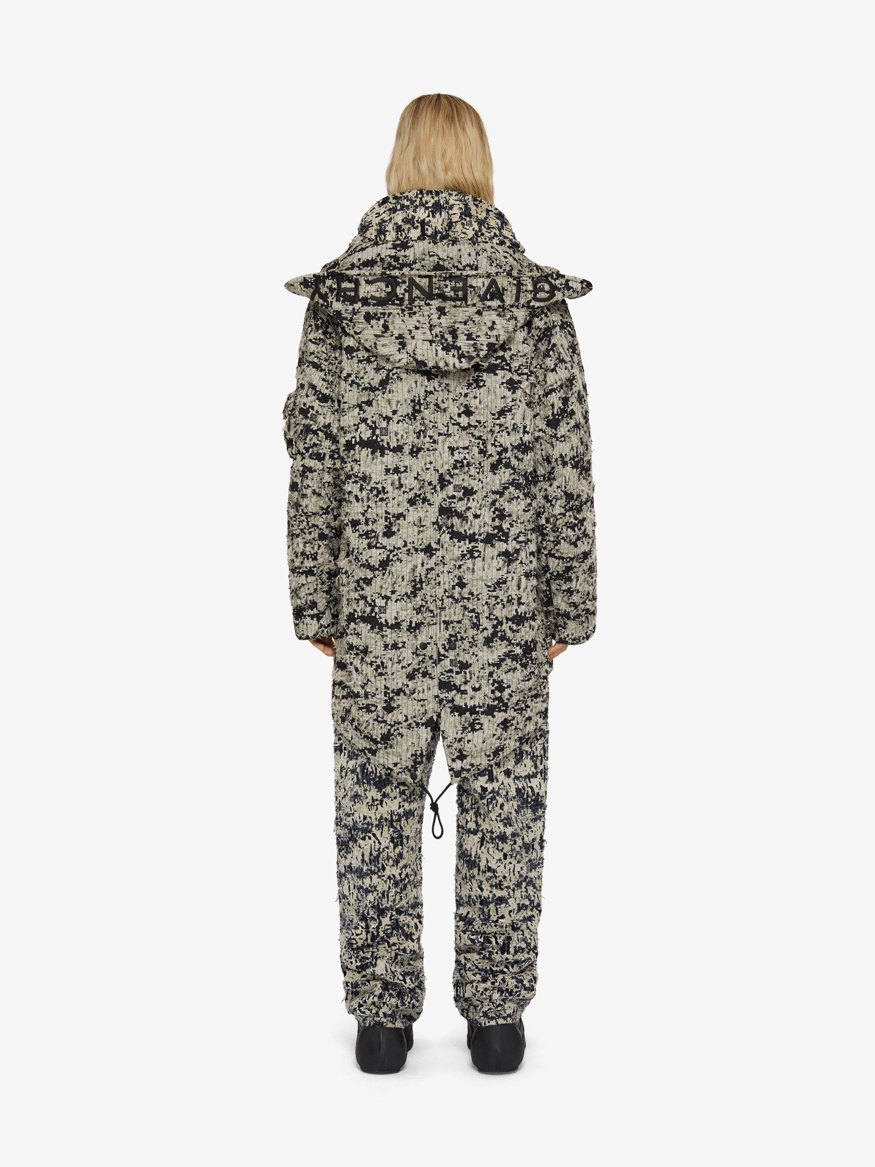 DESTROYED CARGO PANTS IN DENIM - 4