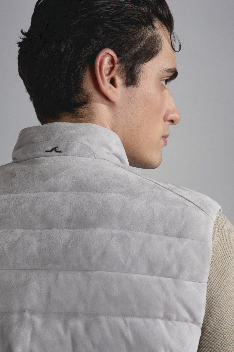 AQUALEATHER SUEDE GILET 4