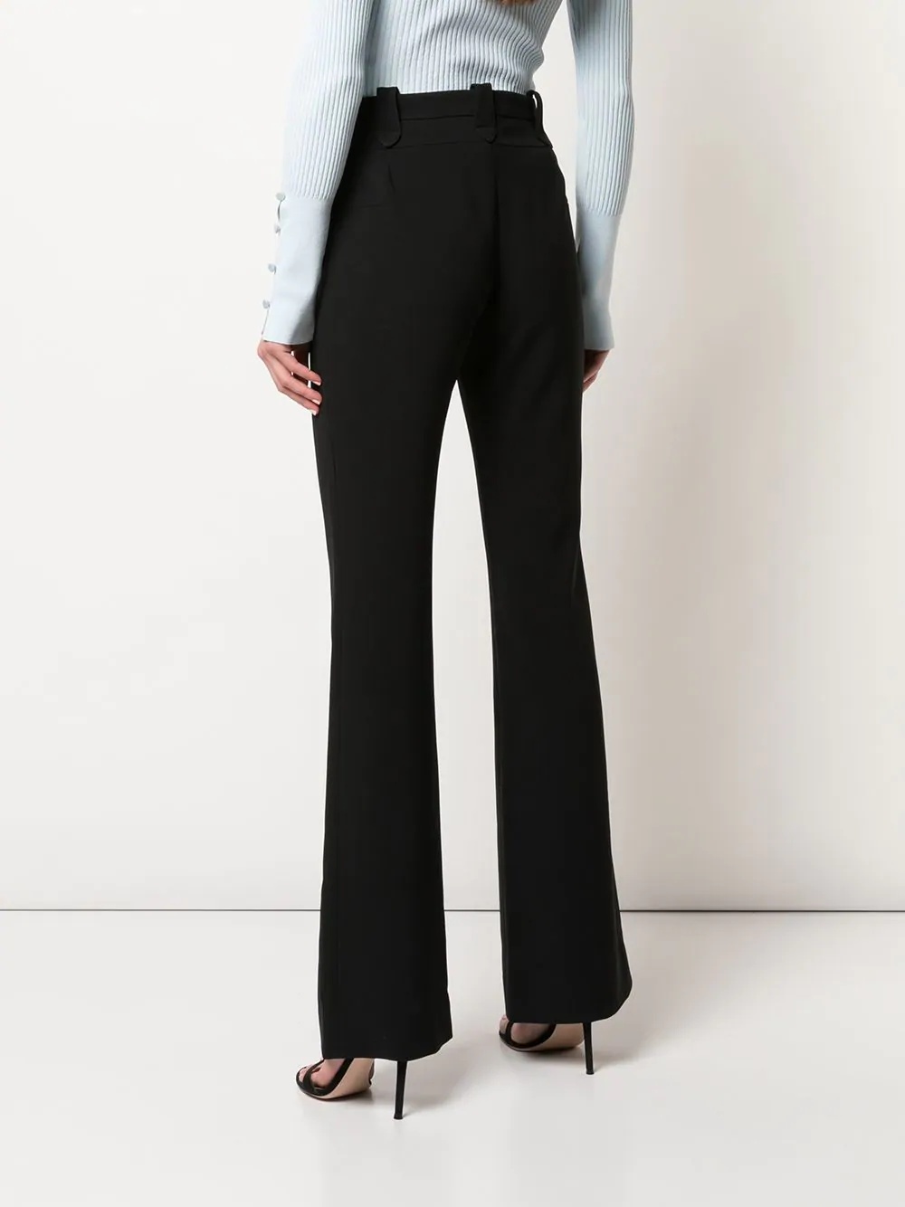 Serge bootcut trousers - 4